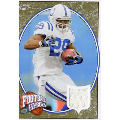 2008 Upper Deck Heroes Jerseys Green Retail #50 Joseph Addai