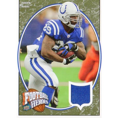2008 Upper Deck Heroes Jerseys Green Retail #52 Joseph Addai