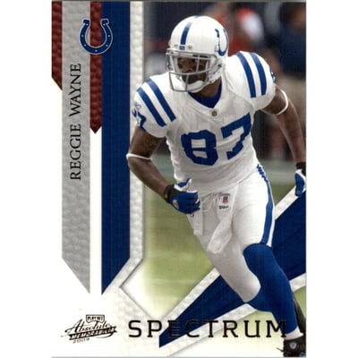 2009 Absolute Memorabilia Spectrum Black Retail #44 Reggie Wayne