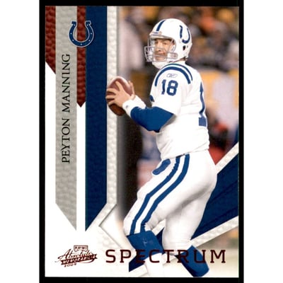 2009 Absolute Memorabilia Spectrum Red Retail #43 Peyton Manning