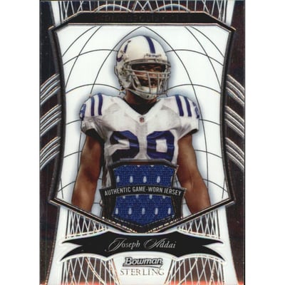 2009 Bowman Sterling #87 Joseph Addai JSY/189
