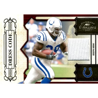2009 Donruss Classics Dress Code Jerseys #9 Joseph Addai/299