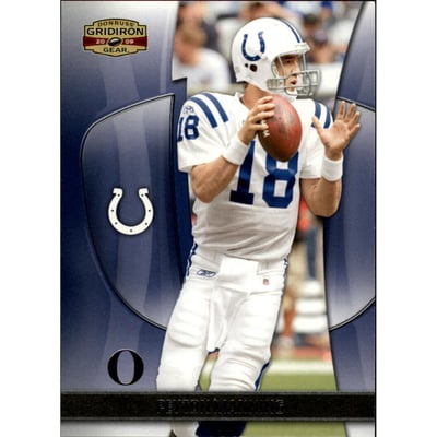 2009 Donruss Gridiron Gear Silver O's #73 Peyton Manning