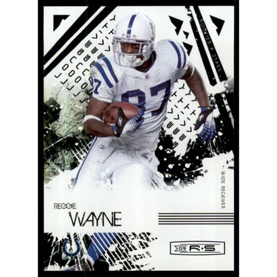 2009 Donruss Rookies and Stars Longevity Parallel Silver Holofoil #45 Reggie Wayne