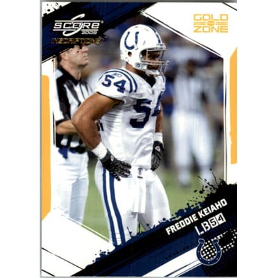 2009 Score Inscriptions Gold Zone #128 Freddie Keiaho