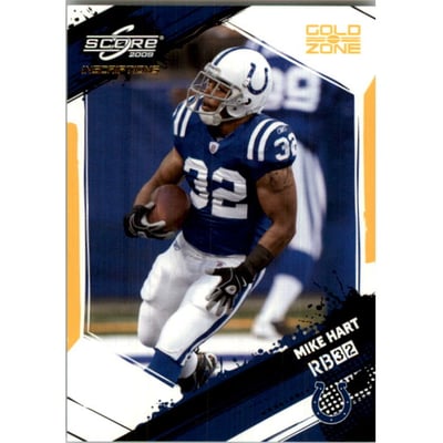 2009 Score Inscriptions Gold Zone #129 Mike Hart