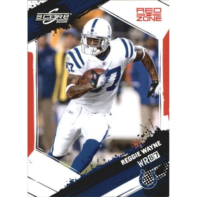 2009 Score Red Zone #131 Reggie Wayne