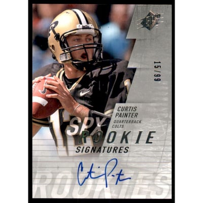 2009 SPx Rookies Silver #141 Curtis Painter AU