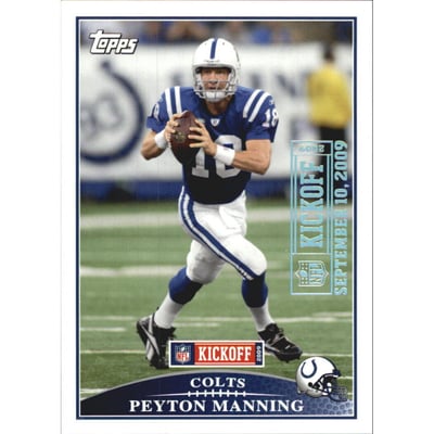 2009 Topps Kickoff Silver Holofoil #87 Peyton Manning