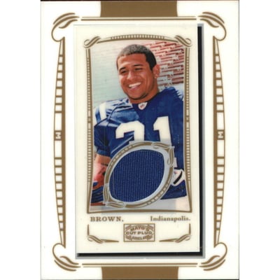 2009 Topps Mayo Relics #MRDB2 Donald Brown C