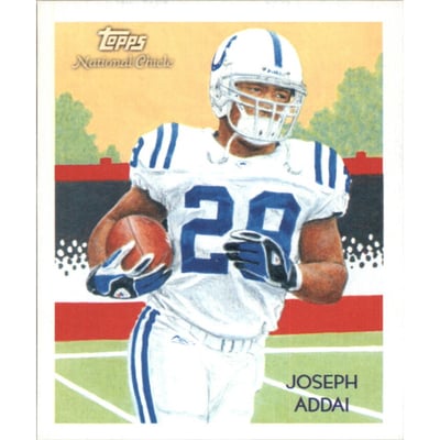 2009 Topps National Chicle Mini Topps Back #197 Joseph Addai