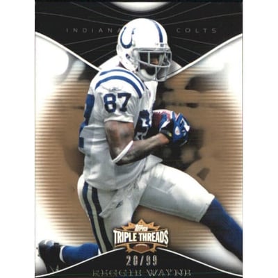 2009 Topps Triple Threads Gold #66 Reggie Wayne