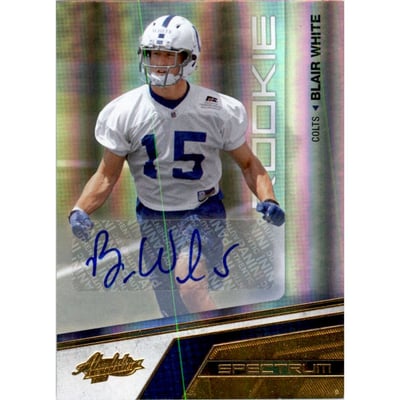2010 Absolute Memorabilia Spectrum Gold Autographs #108 Blair White/99