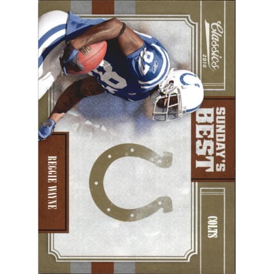 2010 Classics Sunday's Best Gold #21 Reggie Wayne