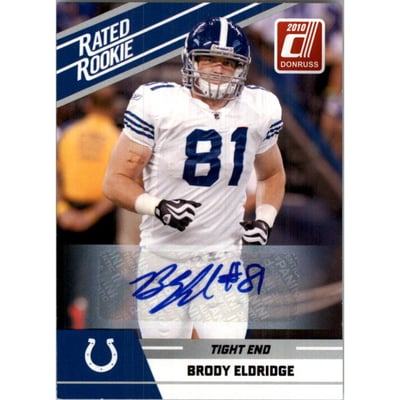 2010 Donruss Rated Rookies Autographs #13 Brody Eldridge