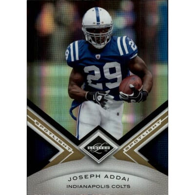 2010 Limited Gold Spotlight #43 Joseph Addai