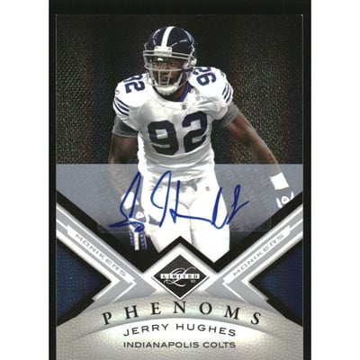 2010 Limited Monikers Autographs Silver #176 Jerry Hughes