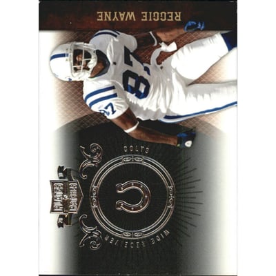 2010 Panini Plates and Patches Silver #42 Reggie Wayne