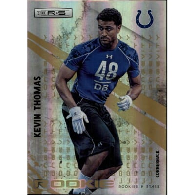 2010 Rookies and Stars Longevity Parallel Gold #212 Kevin Thomas