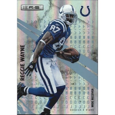 2010 Rookies and Stars Longevity Parallel Platinum #65 Reggie Wayne