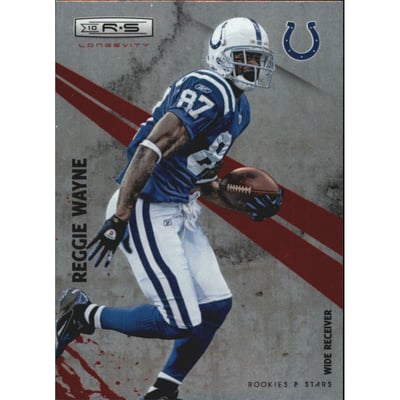 2010 Rookies and Stars Longevity Ruby #65 Reggie Wayne