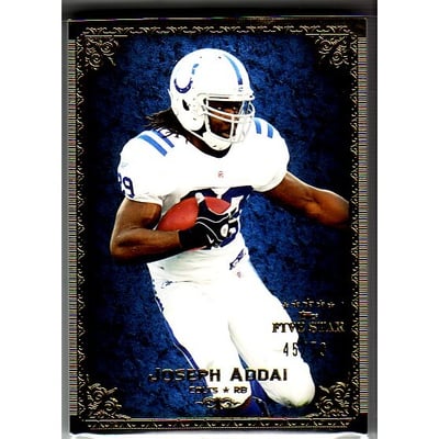 2010 Topps Five Star #49 Joseph Addai