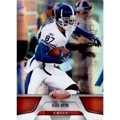 2011 Certified Mirror Red #67 Reggie Wayne