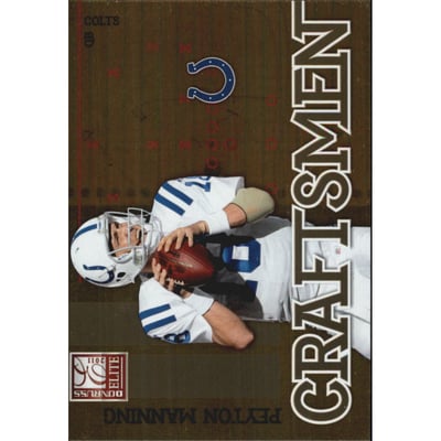 2011 Donruss Elite Craftsmen Gold #21 Peyton Manning