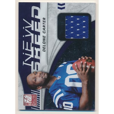 2011 Donruss Elite New Breed Jersey Prime #11 Delone Carter
