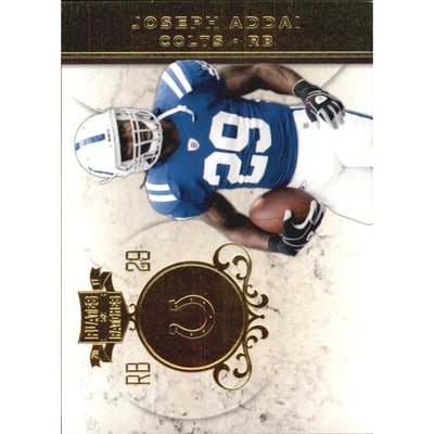 2011 Panini Plates and Patches Gold #29 Joseph Addai