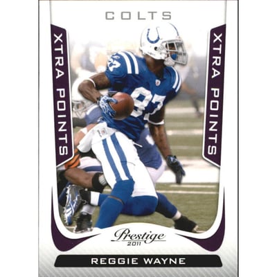 2011 Prestige Xtra Points Purple #89 Reggie Wayne