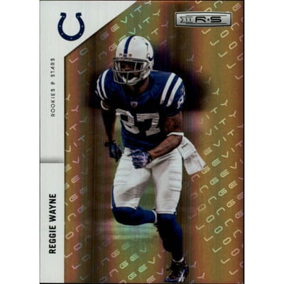 2011 Rookies and Stars Longevity Parallel Gold #67 Reggie Wayne