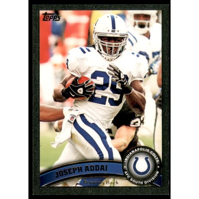 2011 Topps Black #248 Joseph Addai