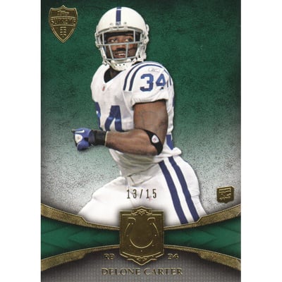 2011 Topps Supreme Green #68 Delone Carter