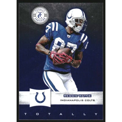 2011 Totally Certified Blue #39 Reggie Wayne