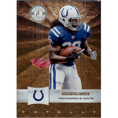 2011 Totally Certified Gold #37 Joseph Addai