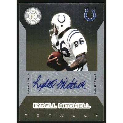 2011 Totally Certified Gold Signatures #111 Lydell Mitchell AU/15