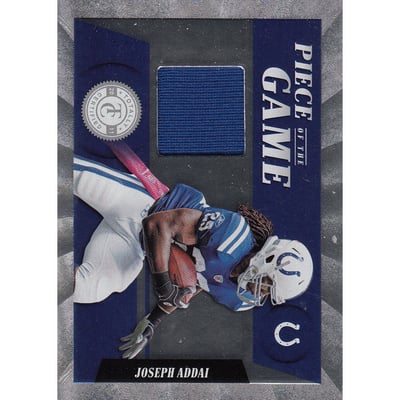 2011 Totally Certified Piece of the Game #66 Joseph Addai/149