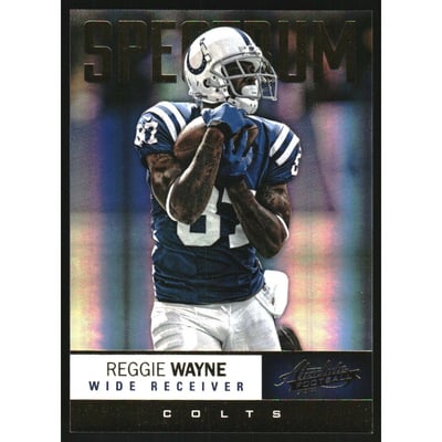2012 Absolute Spectrum Gold #20 Reggie Wayne