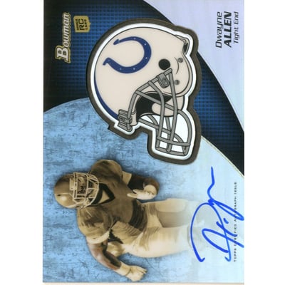 2012 Bowman Rookie Team Helmet Autographs #BCRADA Dwayne Allen