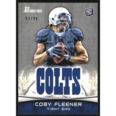 2012 Bowman Silver #113 Coby Fleener
