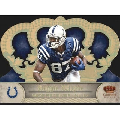 2012 Crown Royale Gold Holofoil #29 Reggie Wayne