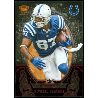 2012 Crown Royale Pivotal Players Red #6 Reggie Wayne