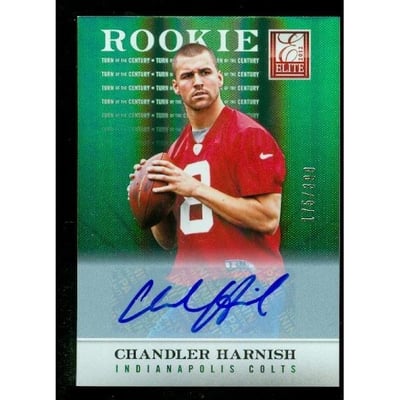 2012 Elite Turn of the Century Autographs #195 Chandler Harnish/399