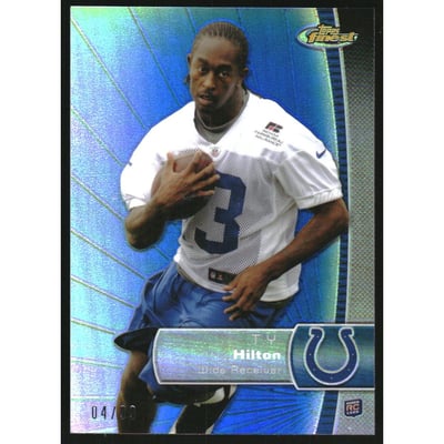 2012 Finest Blue Refractors #148 T.Y. Hilton
