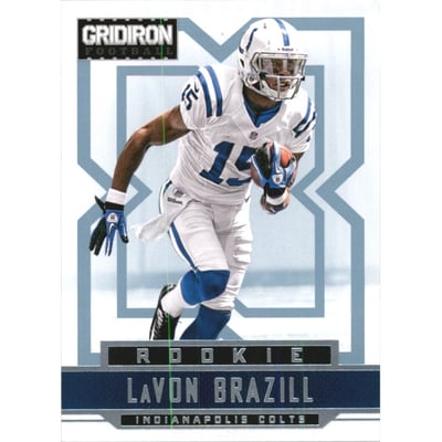 2012 Gridiron Platinum X's #257 LaVon Brazill