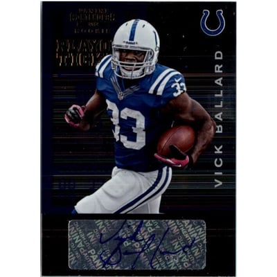 2012 Panini Contenders Playoff Ticket #197 Vick Ballard AU