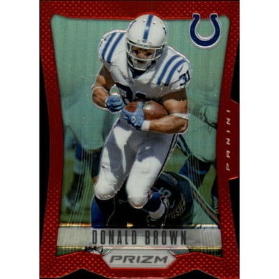 2012 Panini Prizm Prizms Red #83 Donald Brown