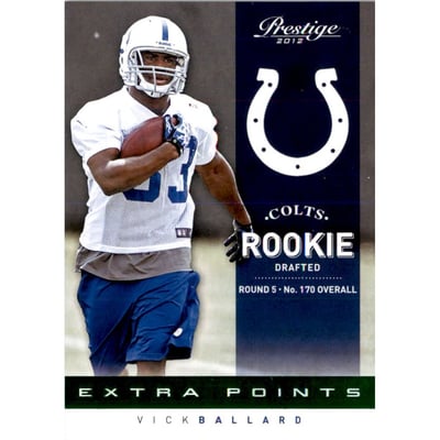 2012 Prestige Extra Points Green #256 Vick Ballard