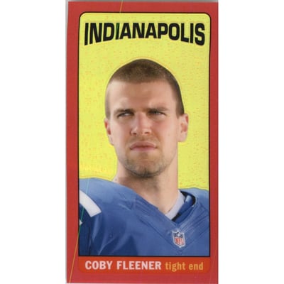 2012 Topps Chrome 1965 Red Refractors #27 Coby Fleener